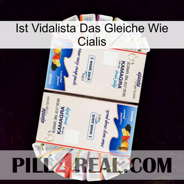 Is Vidalista The Same As Cialis kamagra1